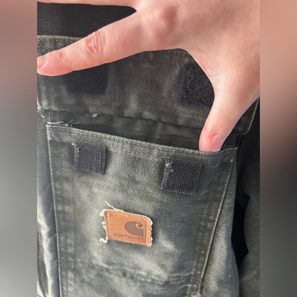 VTG Carhartt Arctic Jacket Quilt Lined Mens Large C26 MOS Green - Picture 4 of 15